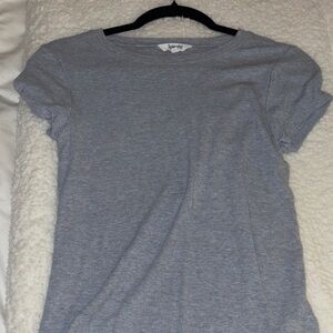 Splendid Light Gray Short Sleeve Tee